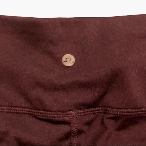 Apana Burgundy High Waist Leggings (XS) - Picture 4 of 5